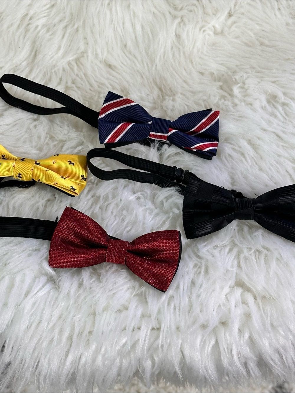 Kids Red Bow Tie - Classic Adjustable Bow for Boys